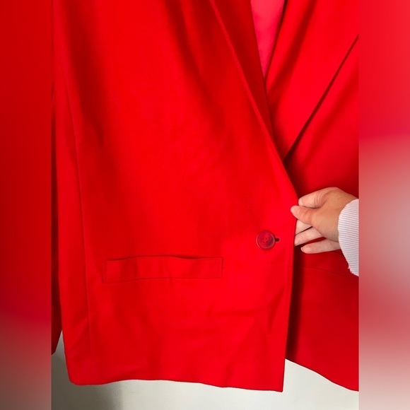 Pendleton Red 100% Virgin Wool Blazer New with Original Tag Size - Picture 2 of 10